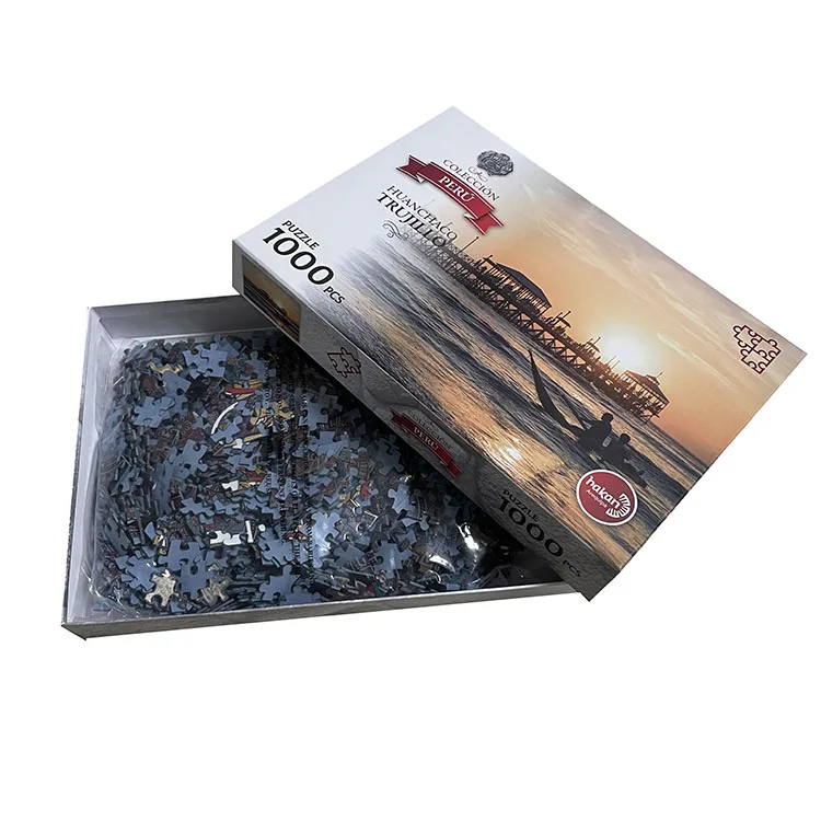 High quality blue board 500piece jigsaw puzzles