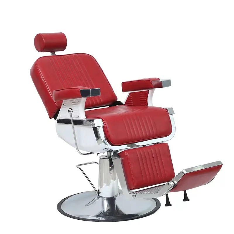 Beauty Hairdressing Barber Hair Salon Furniture Factory Supply Modern China Luxury Wholesale Red Barber Chair