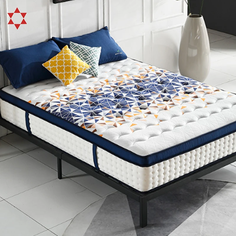King Size Orthopedic Double Hotel Mattress Pocket Spring Memory Foam & Latex Hypo-Allergenic Furniture Use