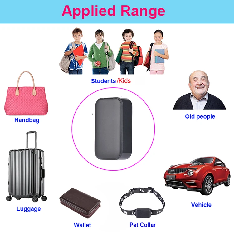 World smallest G03S child anti kidnapping GPS tracker with SOS panic button for kids, offer free mobile APP and tracking web
