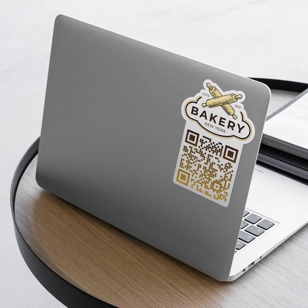 Водонепроницаемая бумага QR-код этикетка наклейка настраиваемый штрих-код с сильной постоянной адгезией промышленного использования в супермаркете