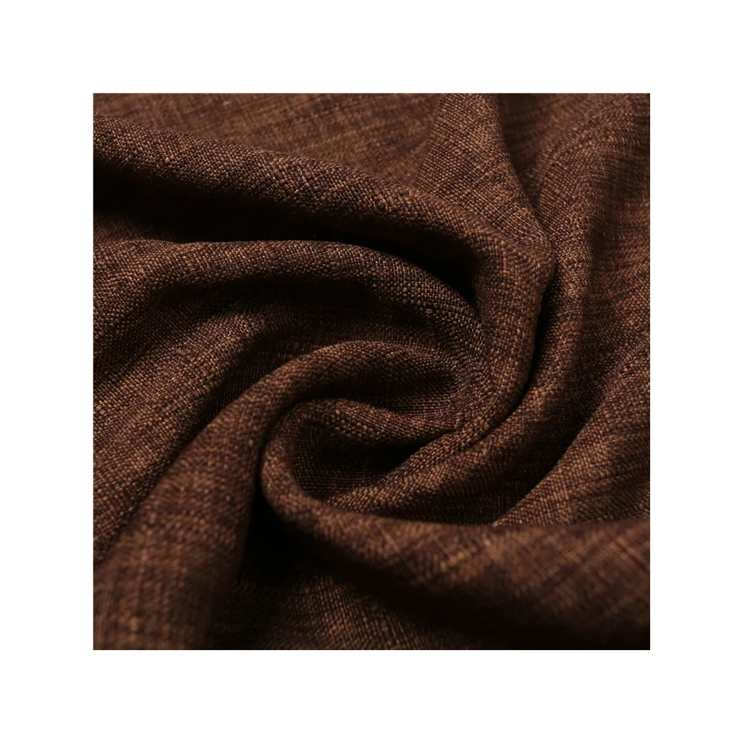 
Льняная Полиэстеровая ткань для дивана, обивочная ткань, однотонная ткань 