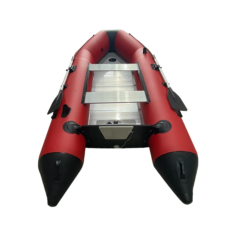 MC400-6 Solar Marine 7-9 Person Inflatable Assault Boat PVC Aluminum Floor Transom Speed Kayak For scuba diving