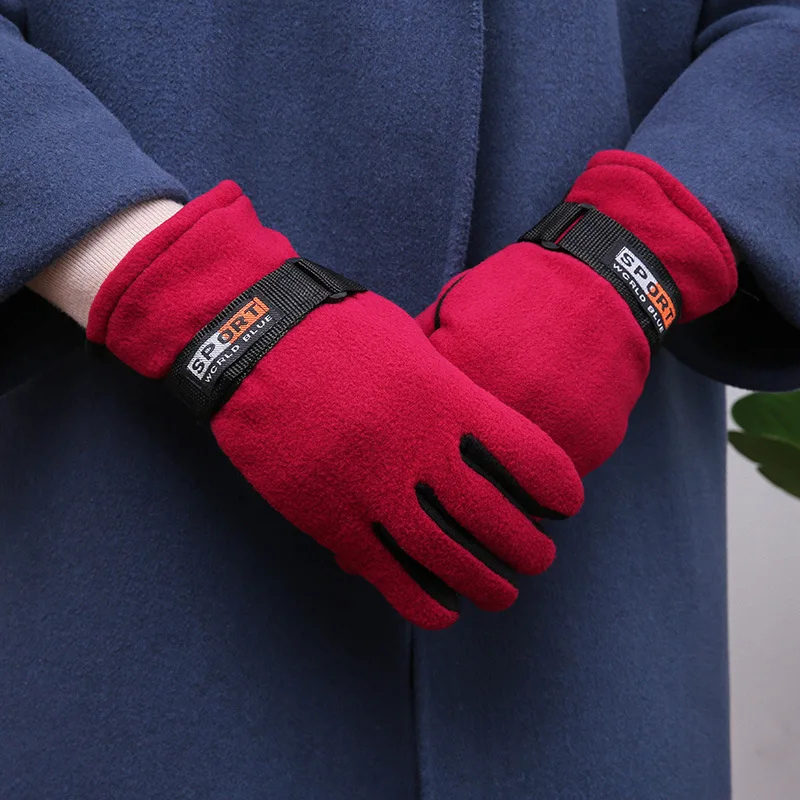 Custom Womens Gloves Winter Windproof Gloves for Women Fleece Thick Warm Gloves