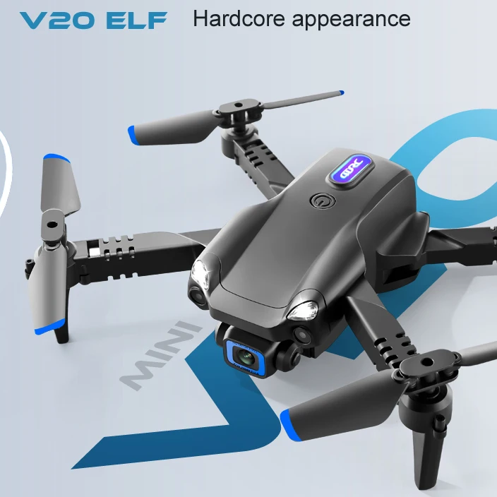 4DRC 4D-V20 Mini Drone 4K Dual Camera FPV Drone Mobile Wifi Remote Control Quadcopter One Click Return Foldable Rc Helicopter