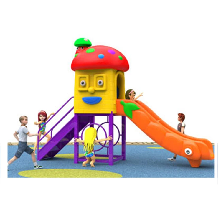 Small Slight preschool slide playground equipment outdoor playground
