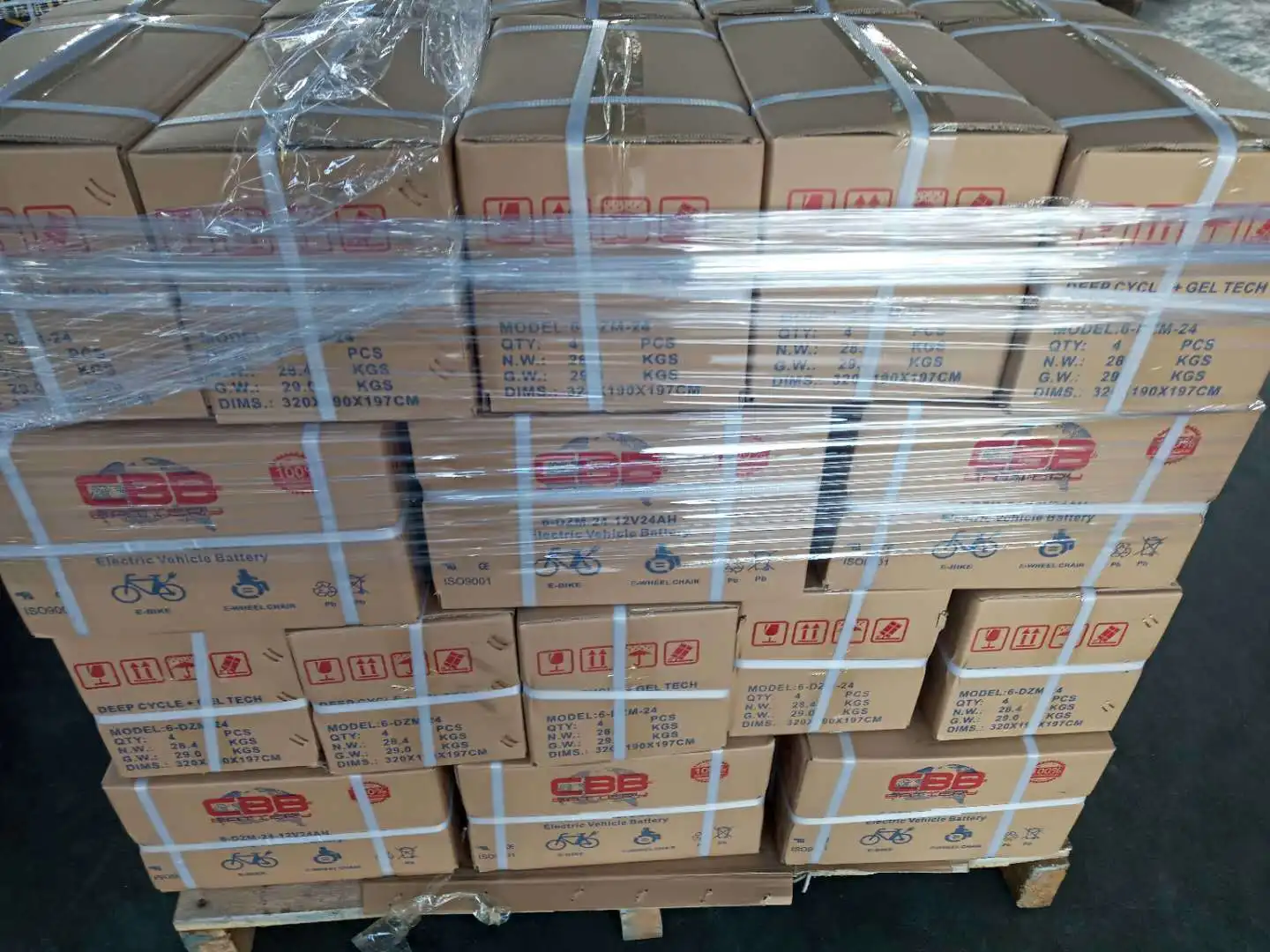 Factory 12V14Ah 6-DZM-14 electric vehicle battery e-bike battery