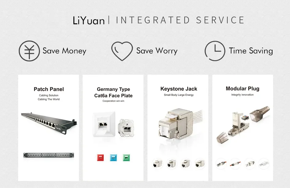 Keystone Jack-Keystone Jack-Modular F Type with Gold Plated