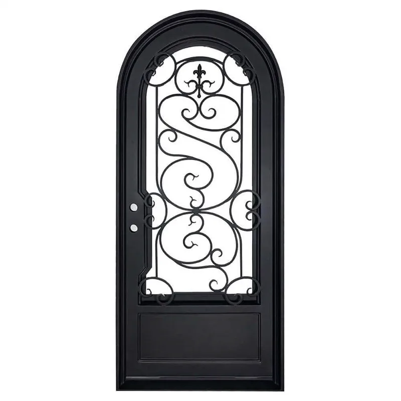 Factory Supply Cheap Metal Gates Wrought Iron  Iron Gate Making Machine  Cast Iron Gate Design