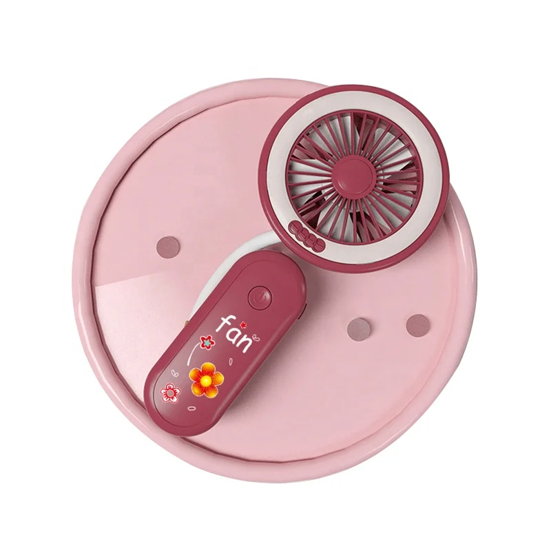 Free Sample Mini Multi-Purpose Clip Small Fan USB Hose Charging Portable Fill Light Folding USB Fan