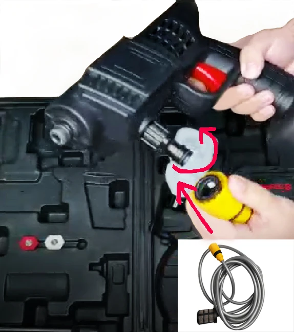 Car Wash High Pressure Portable Auto Washer Carwash 24-Volt Power Cleaner Car Washing with Attachments