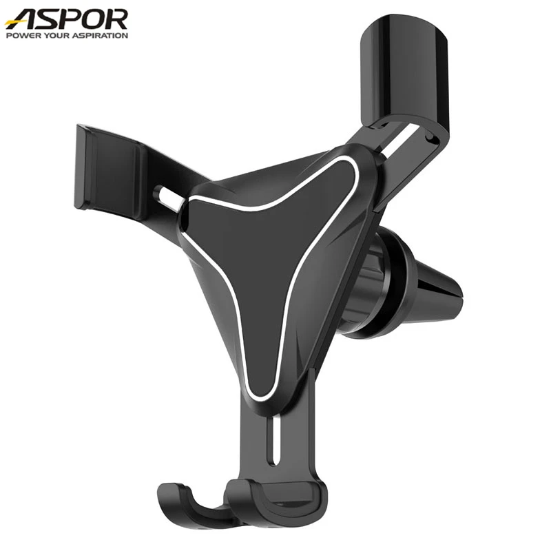 ASPOR Gravity Sensing Silicone Antiskid 360 Degrees Rotations Car Holder