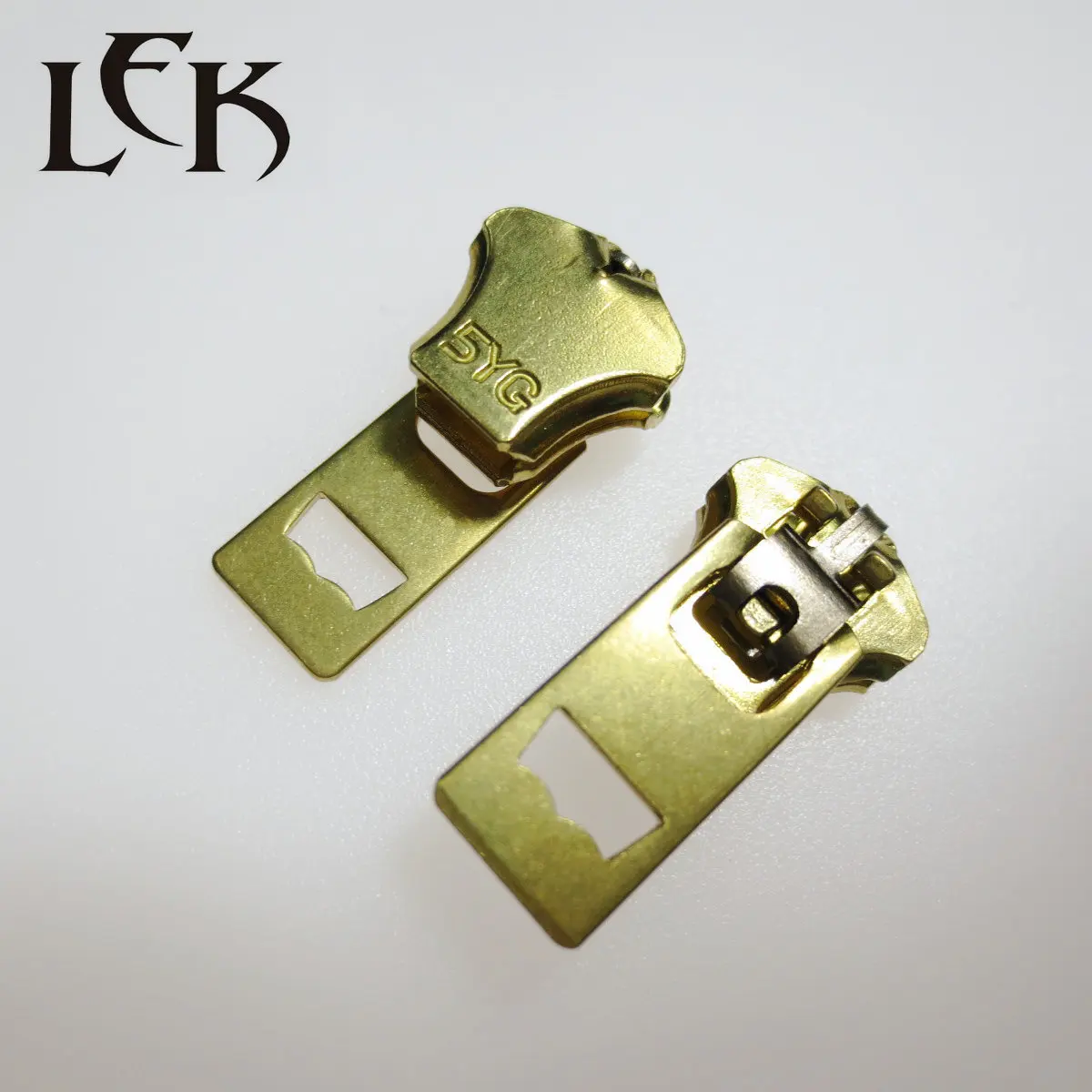 Оптовая продажа, латунные застежки-молнии, квадратный съемник, ползунок для книг, аксессуары для подгонки, слайдер на молнии