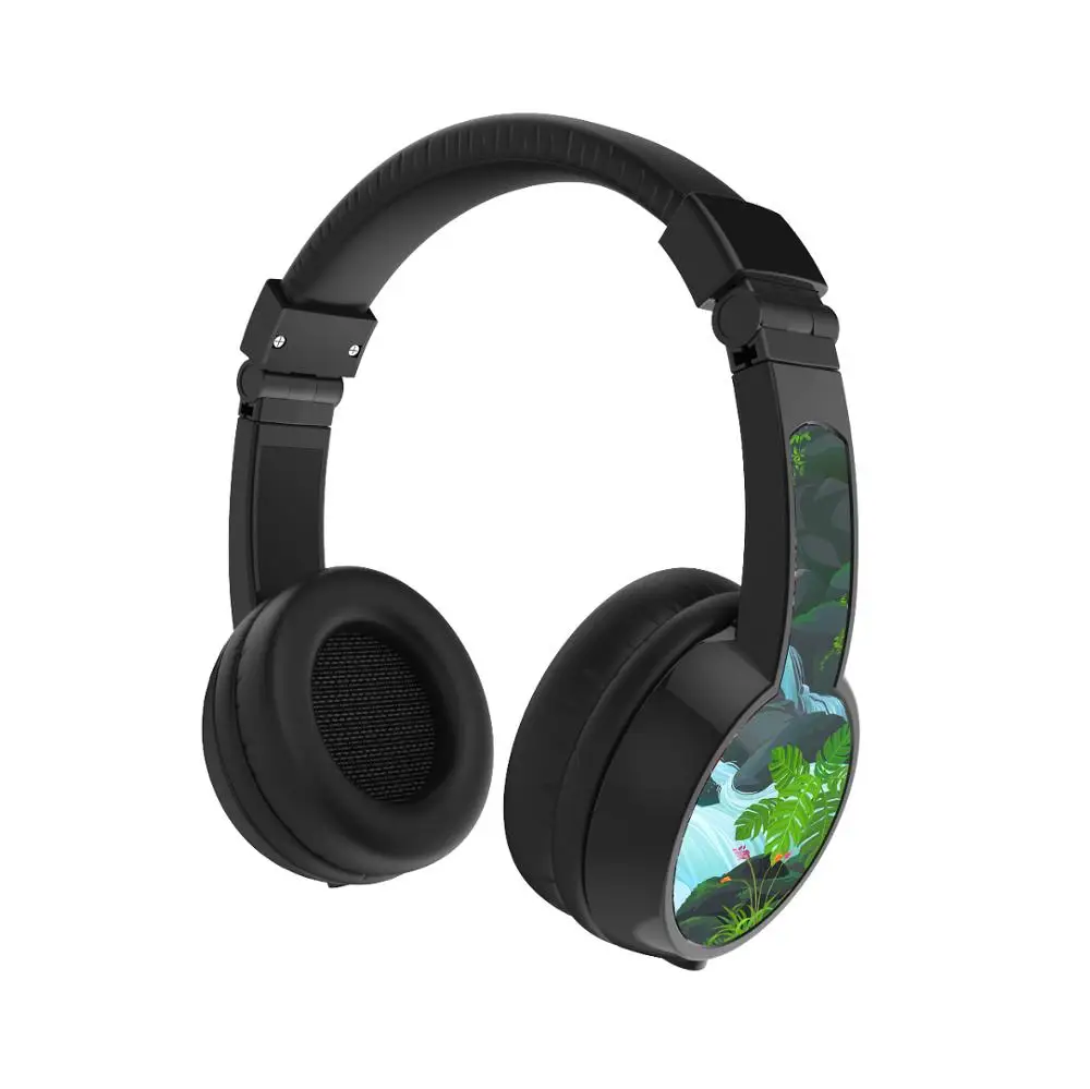 Factory Hot Sales oem odm headset stereo microphone cute small kids wired headphones for children