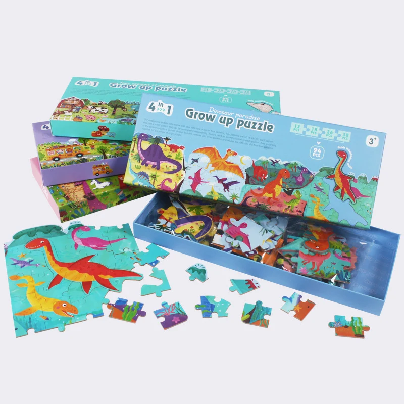 Головоломка «четыре в одном» с изображением инопланетянина