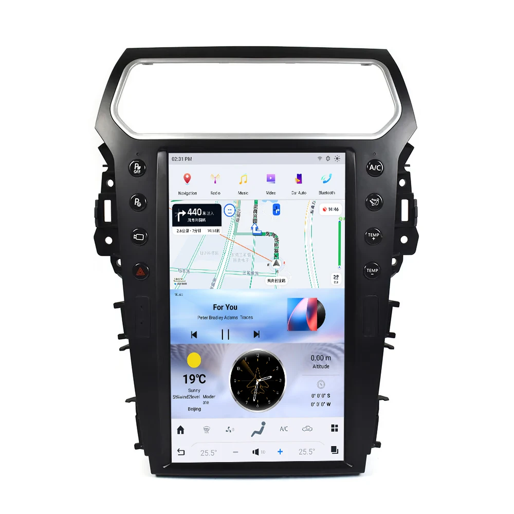 14.4Inch Android 13 Full Touch Screen Head Unit For 2011-2019 Ford Explorer NAVI Car Radio Wireless Carplay Android Auto