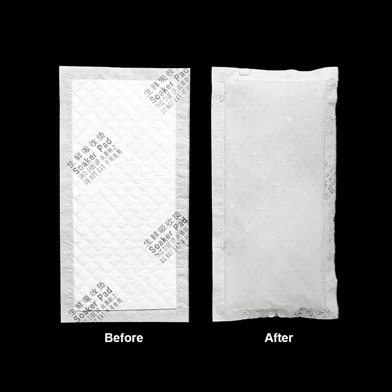 Convenient Kitchen Blood Water Absorbent Food Pad Absorb Excess Moisture or Liquid from Meat,vegetable or Fruit 1040133067 DMPAD