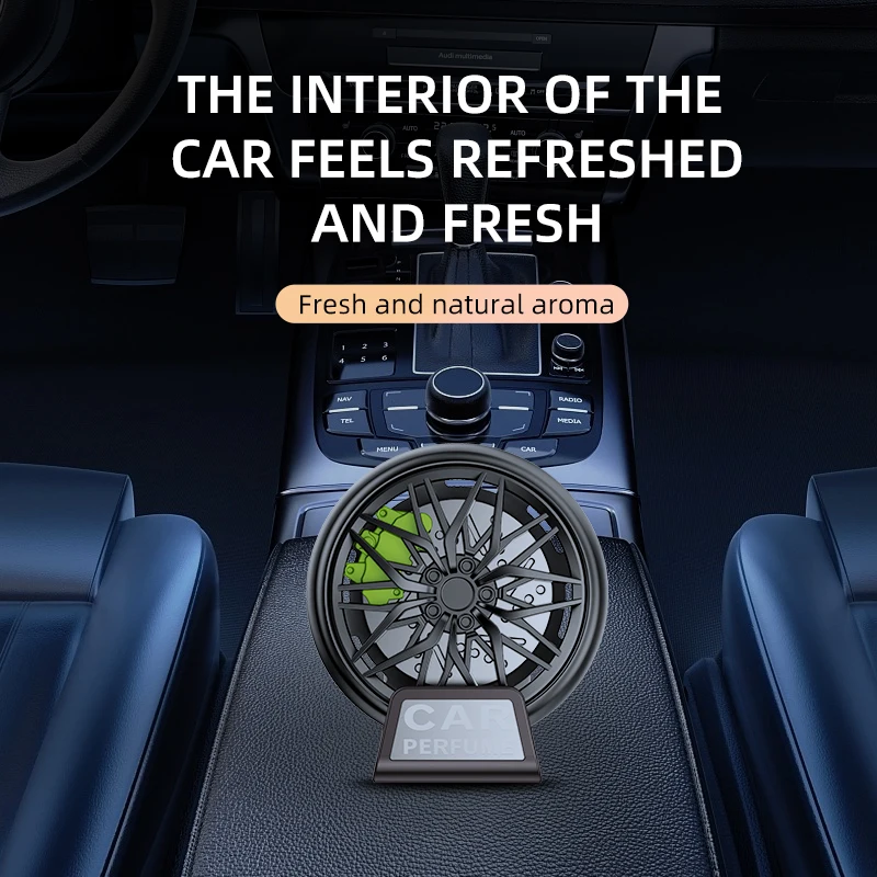car perfume with logo air outlet freshener  odor eliminator air freshener gel solid unique gadgets 2024