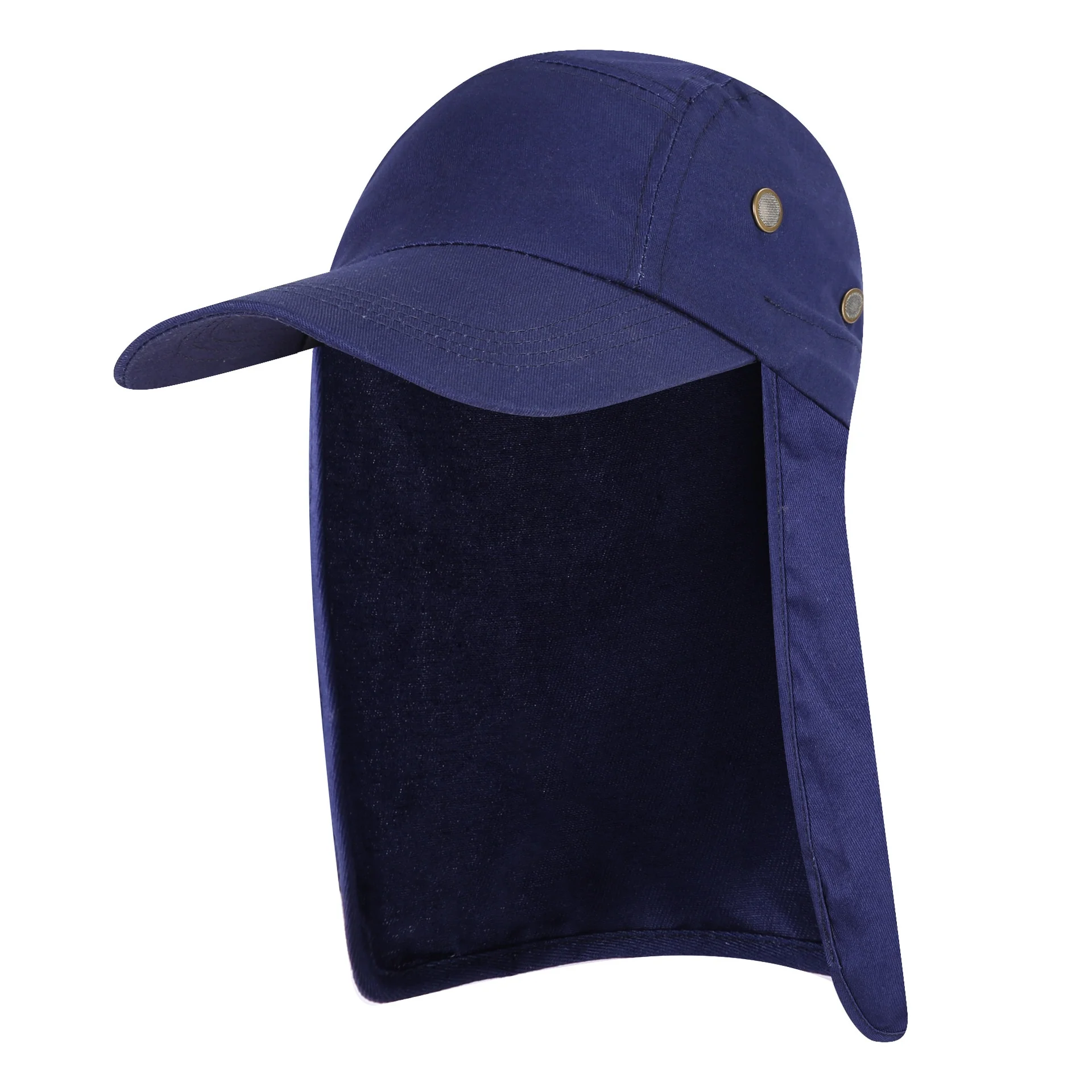 Unisex Fishing Hat Sun Visor Cap Hat Outdoor Upf 50 Sun Protection With Removable Ear Neck Flap Cover For Hiking Camping Fishing