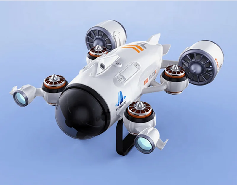 Intelligent underwater robot underwater rescue and detection machine photograph