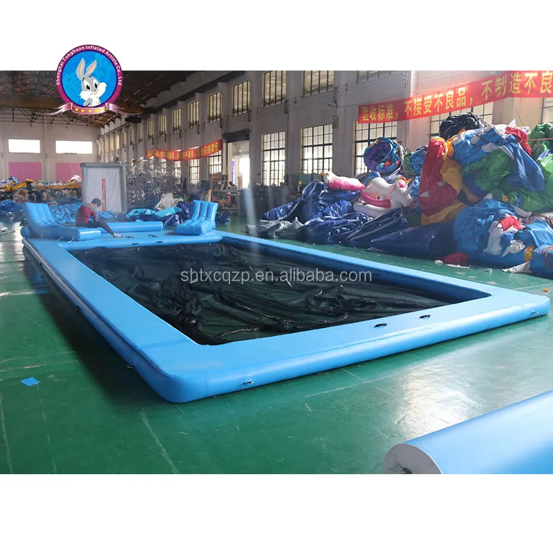 Изготовленный На Заказ DWF надувной водный океан Морской плавательный бассейн с москитной сеткой