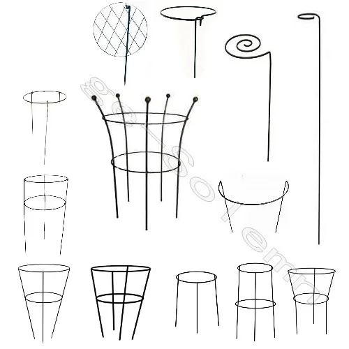 Plant Spiral Support, Metal Support Stake