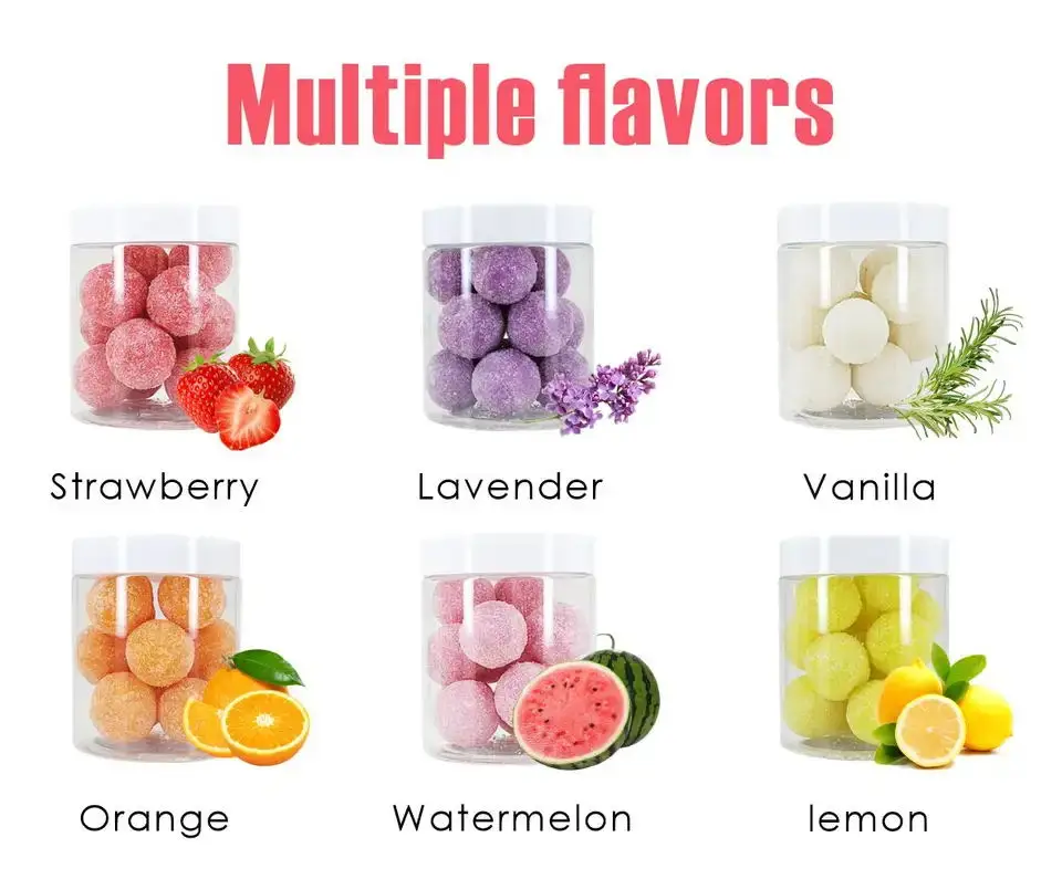 factory wholesale good smell organic body scrub exfoliator candy sugar mini body scrub ball skin whitening bath scrub ball