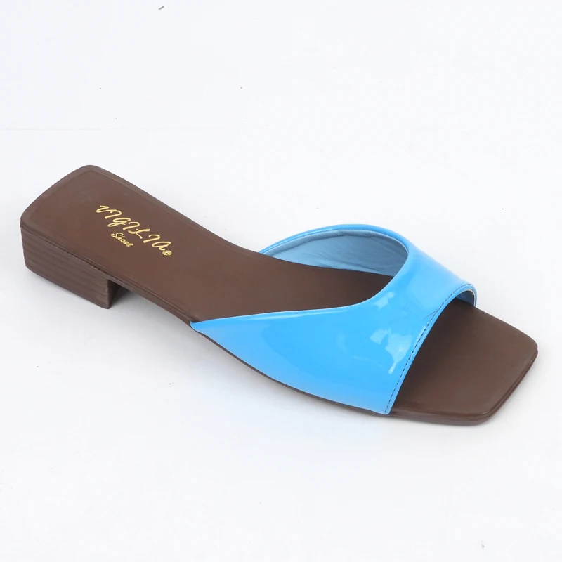 Latest Rough heel, flat high heels sandals,low heel slippers evening heel