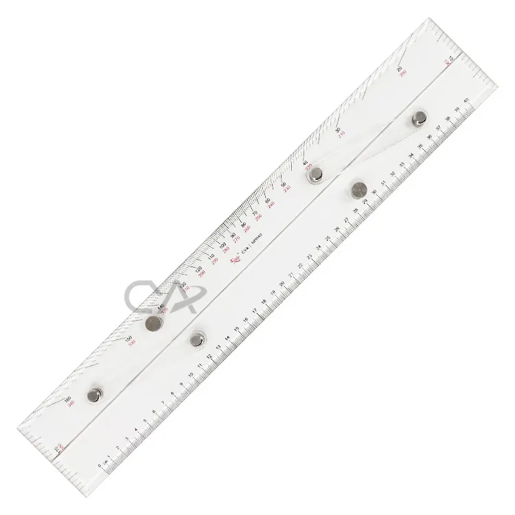 40cm & 16' Navigation Parallel Ruler - Foldable Nautical Miles Scale Ruler