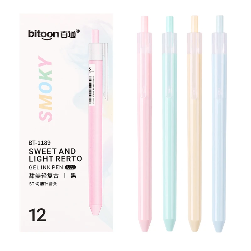 Non Toxic 0.5MM Gel Pen Set School Office Press Neutral Pens For Students Ink Pen