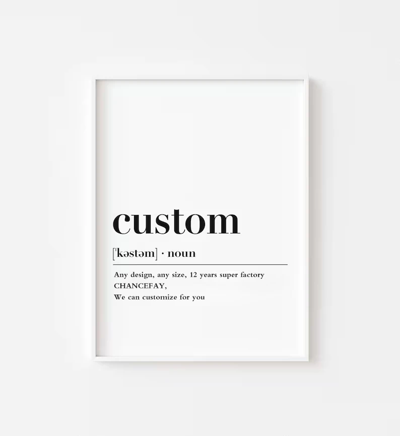 14 years super factory for you to custom any design any size frame print wall art canvas poster painting