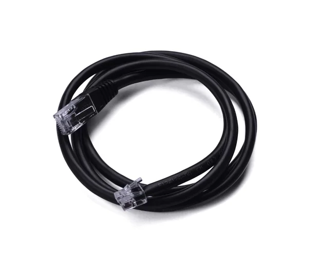 Высококачественный Соединительный кабель для телефонной сети DHL Ethernet Lan RJ45 8P8C к RJ11 6P6C индивидуальная длина провода