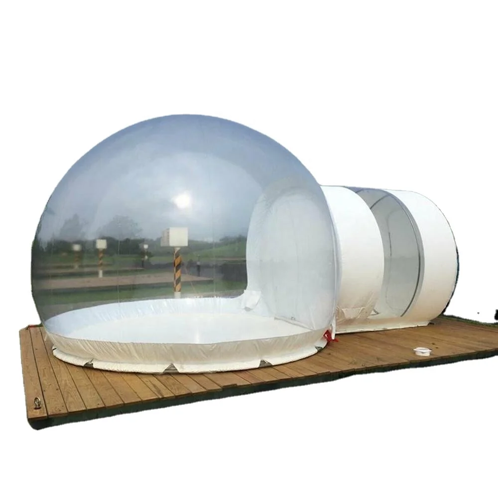  Дешевая надувная прозрачная палатка igloo для кемпинга шаровидная