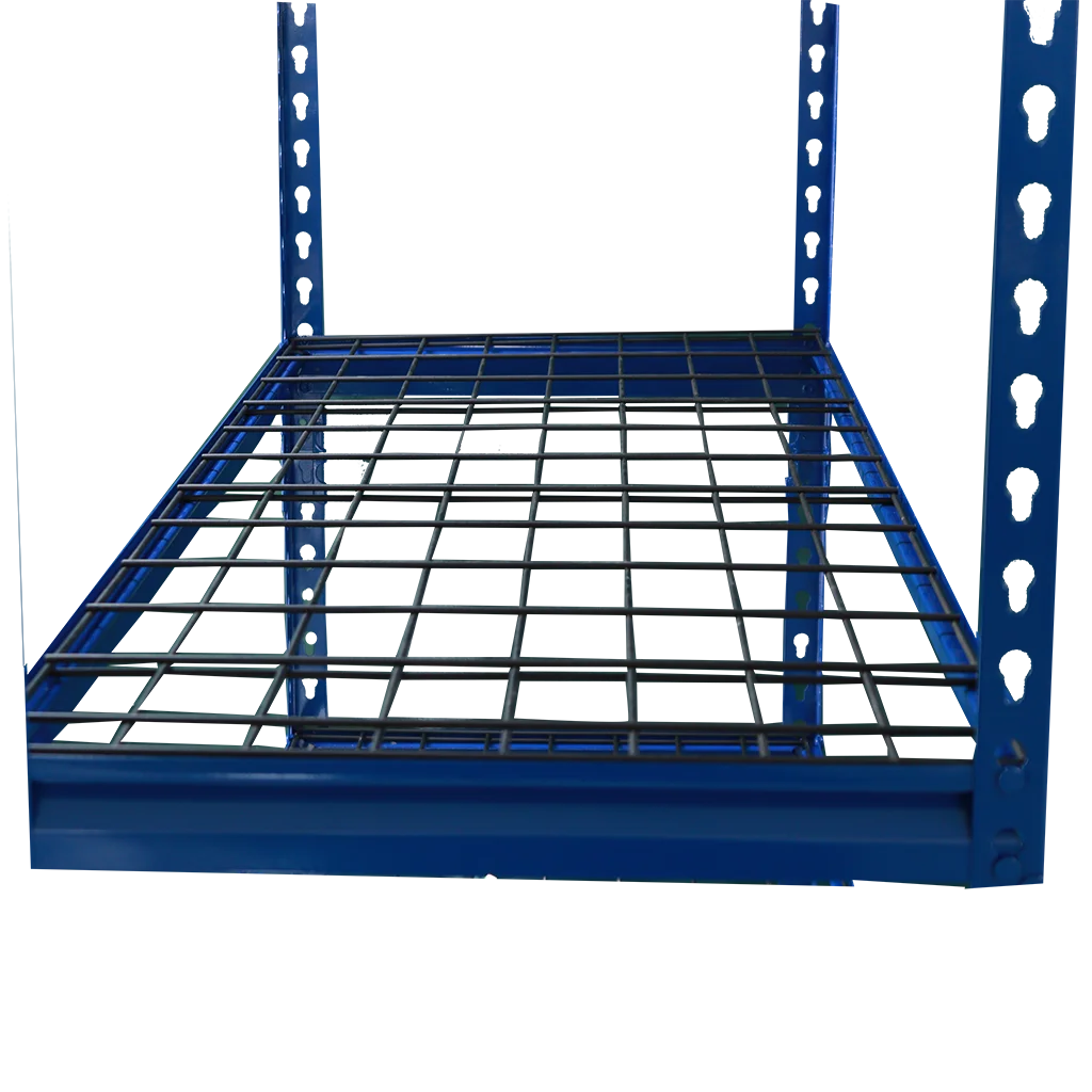 Motorized supermarket standing angle   wire shelving rack  shelf unit