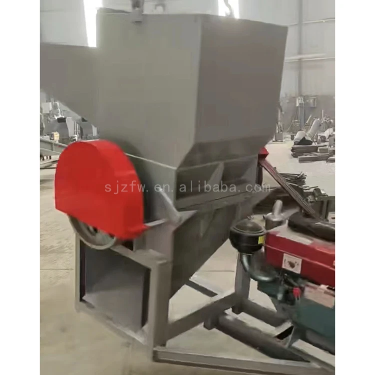 PET/PP/PE/Agricultural Film/Woven Bag/Nylon/Bottle Flakes/ Pipes Shredder Crusher Washing Machine Plastic Bottle Recycling Plant