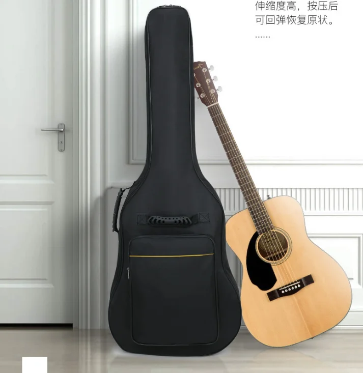41inches Dual Adjustable Shoulder Strap Acoustic Guitar Bag Waterproof Oxford Cloth Stringed Instruments Parts & Accessories