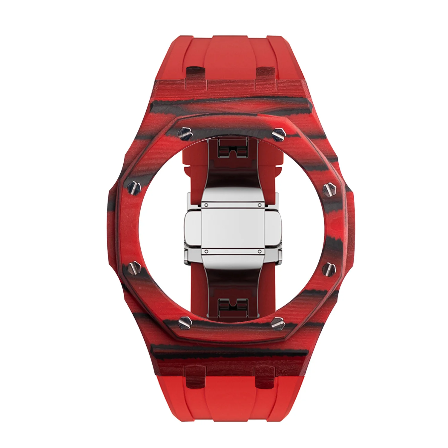Комплект мод G Shock GA2100 ремешок для часов из нержавеющей стали и чехол Casio GShock