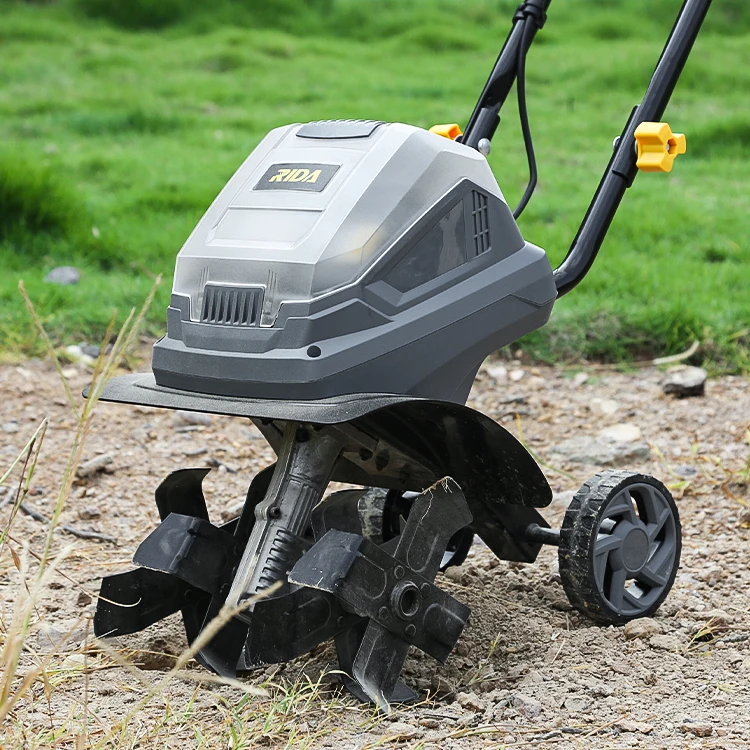 20V Battery-powered garden tiller cultivator Cordless forward-rotating tines