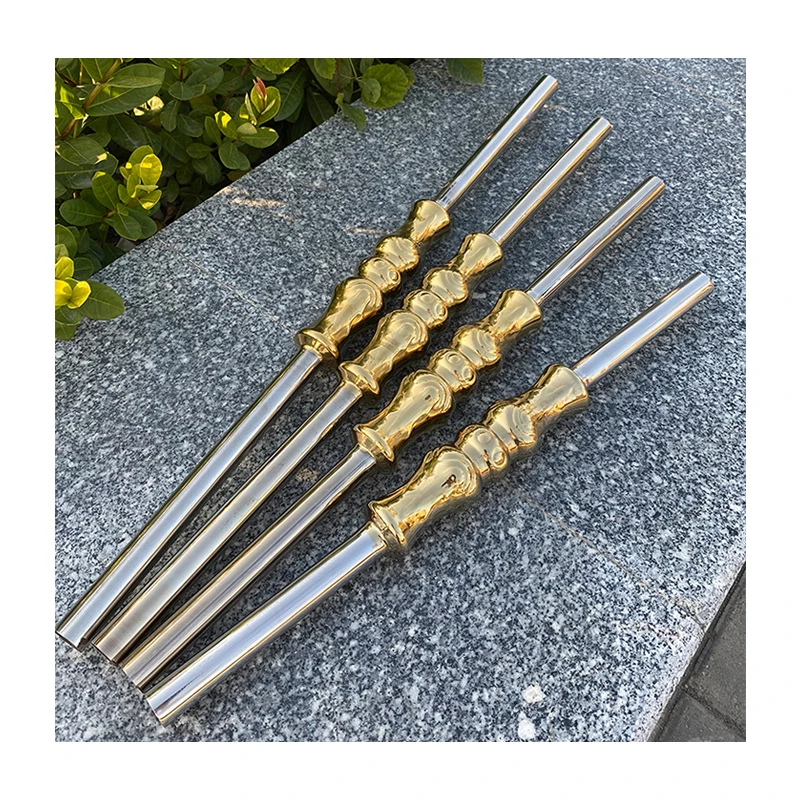 Channel outdoor metal balcony stairs railing stainless steel balustrade accessories fitting post