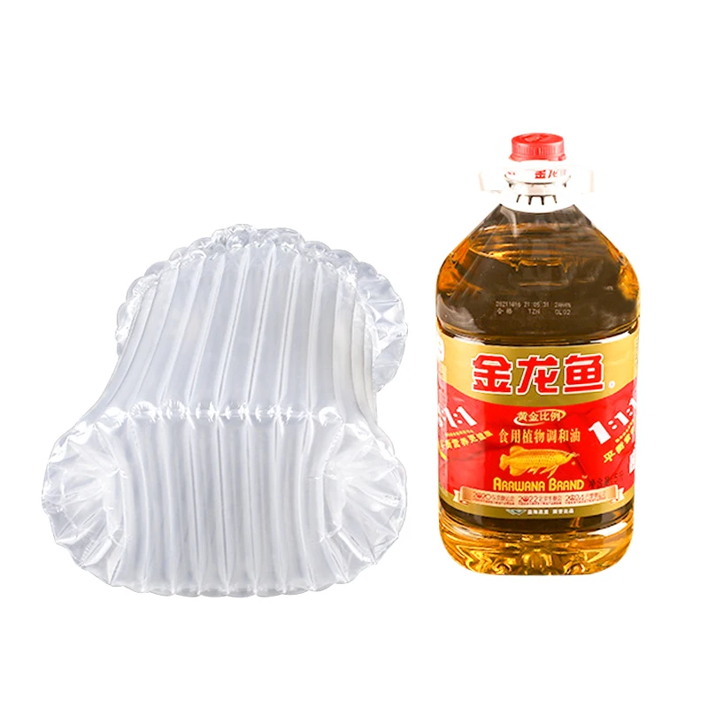Customize White Column Bubble Making Machine Bubble Shipping Air Column Bag For Automobile Engine Oil Logistics Packaging