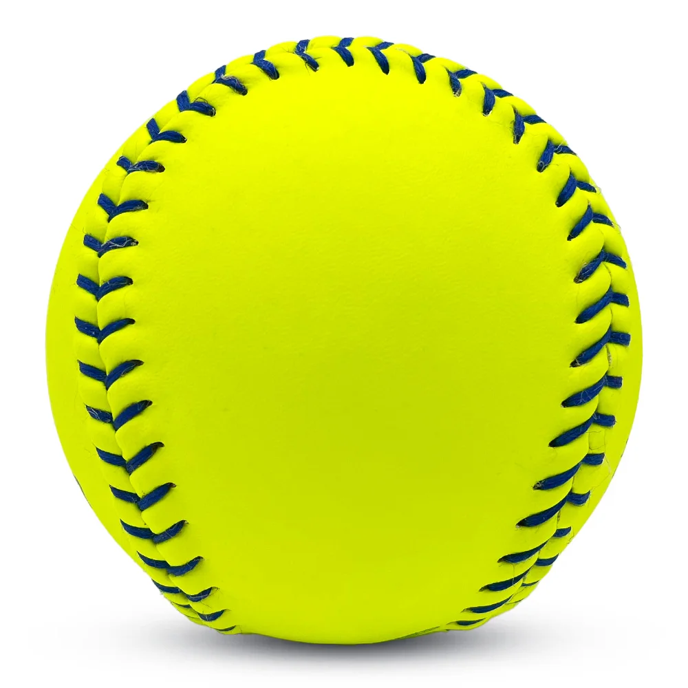 11/12inch cork core Core fastpitch Game Softball game approved quality Optical yellow leather softball