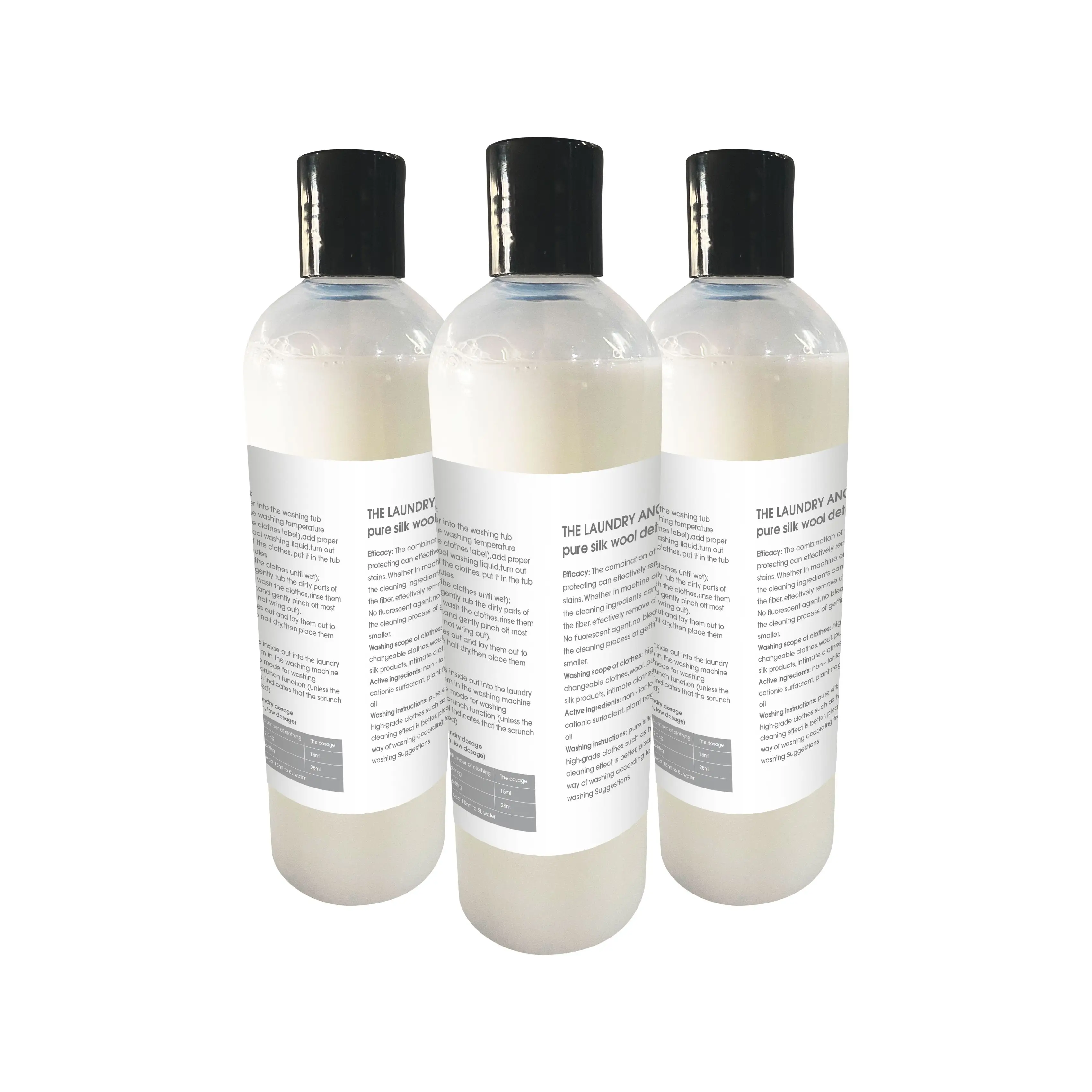 China factory direct sales of high quality soft silk laundry detergent