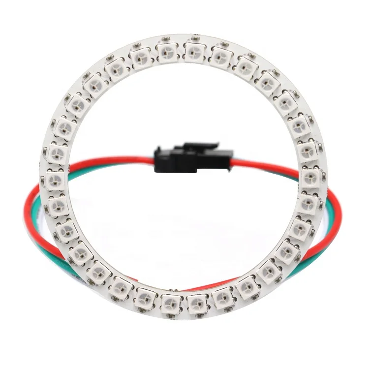 Кольцевой светодиодный светильник Halo rgb ws2812b 80 мм