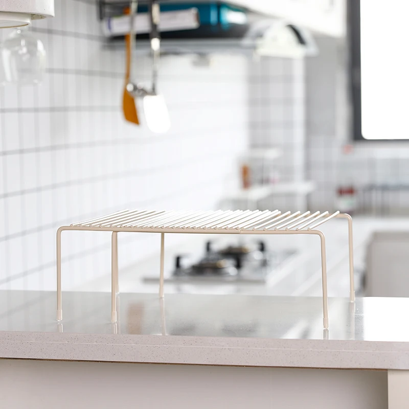 DSH High quality durable using various expandable wire metal kitchen cabinet storage rack