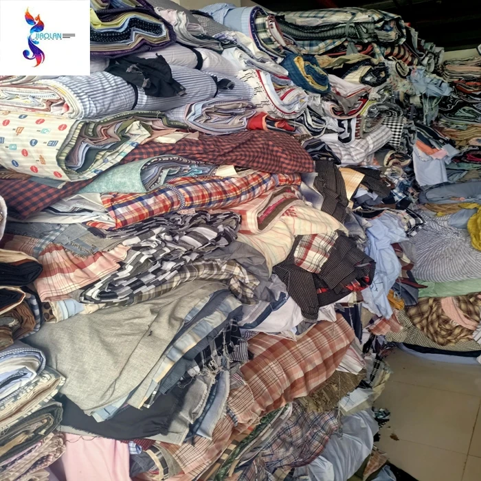 C grade cutting pieces cotton stocklot fabric wholesale kg price length 1m up yarn dyed shirts fabric leftover shirting fabric