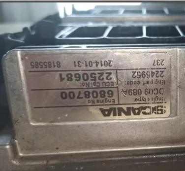 Excavator Part S cania ECU 300618-00035 Develon Doosan Bo Bcat Engine Electronic ECU Control Broad ECM ECU Excavator Spare Parts