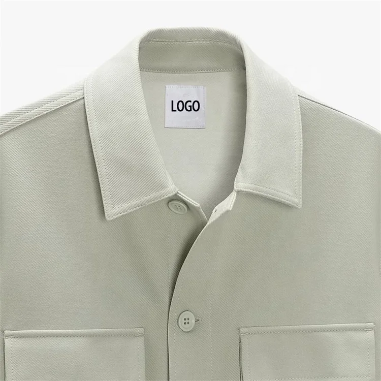 OEM custom 2023 popular comfort Stretchy fabric pockets Chest and side hip patch pockets jacket for men