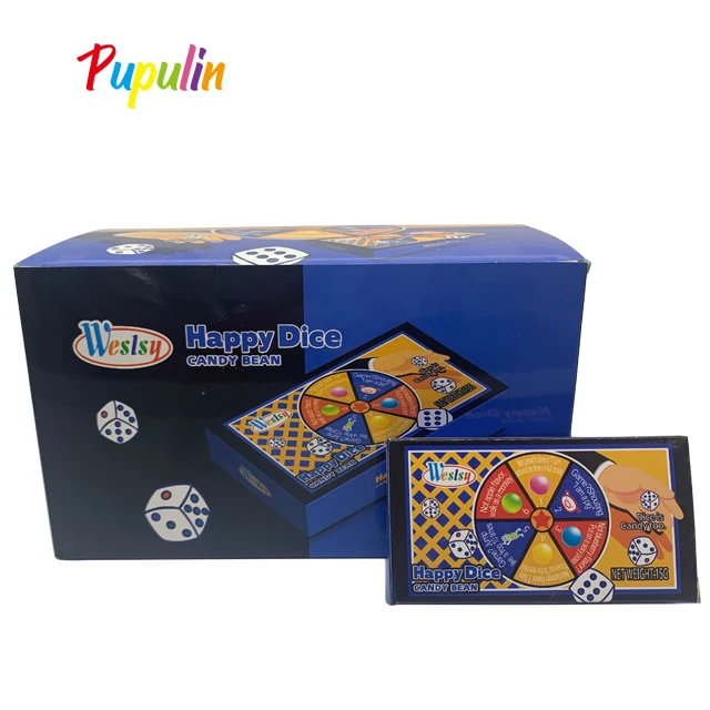 Happy Deci Game Candy Colorful Strange Flavor  super sour flavor Pepper flavor Deci Chewy Candy in Box Crazy Game Chewy Candy