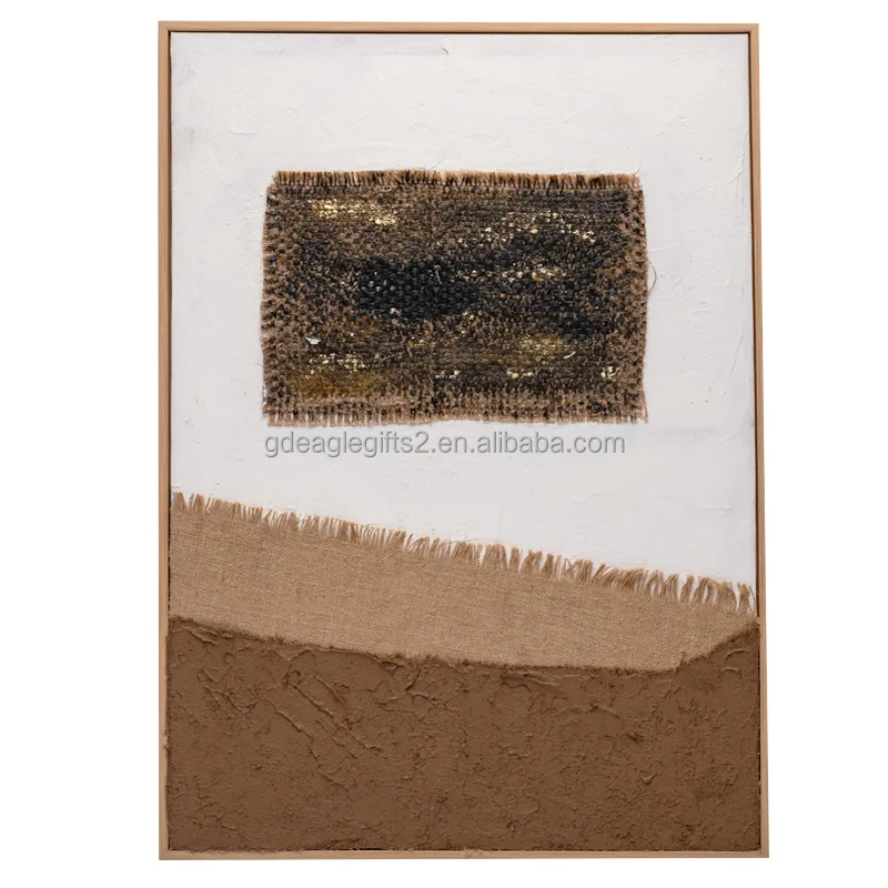 EAGLEGIFTS Custom Large Size 52cm Black Gray 3D Textured Wall Art and Painting Abstract Art Design Print Fabric for Art Works