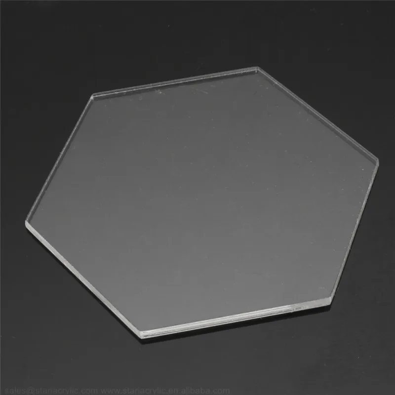 Acrylic Hexagon Ruler Acrylic Template Ruler Clear Lucite Quilting Rulers